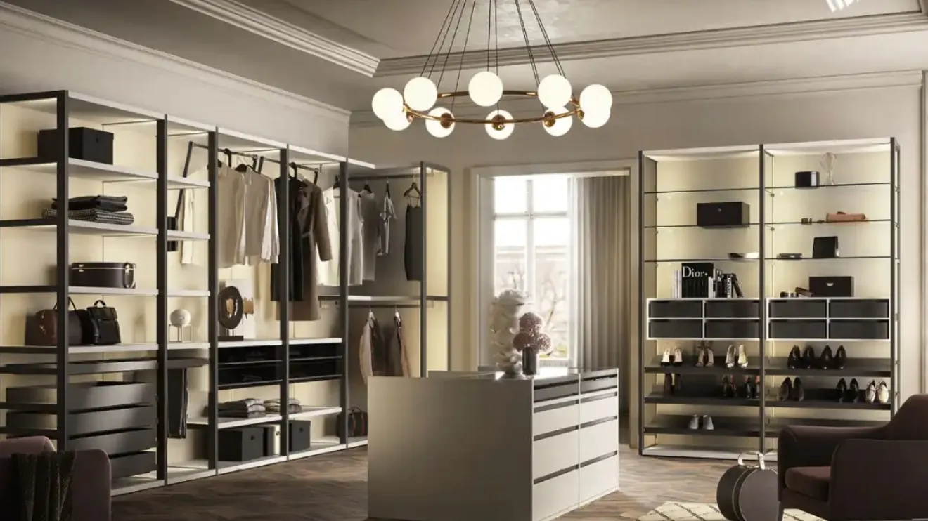 Armoire Antares A104 de Moretti Compact Jour Nuit