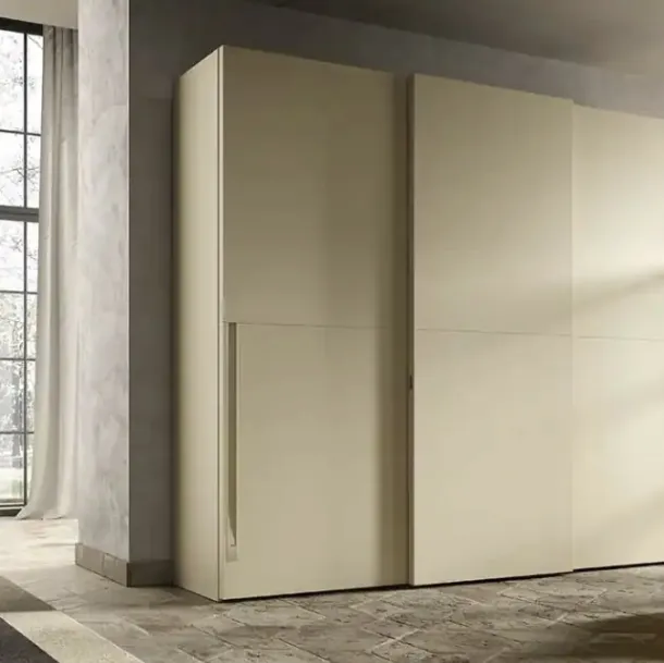 Armoire avec portes coulissantes Solano S167 de Moretti Compact Jour Nuit