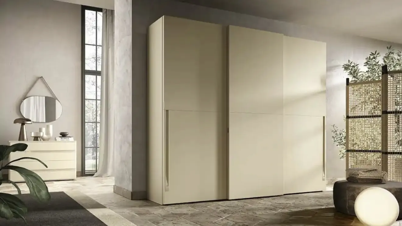 Armoire avec portes coulissantes Solano S167 de Moretti Compact Jour Nuit