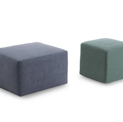 Pouf en tissu disponible en deux dimensions Procida de Rosini Night