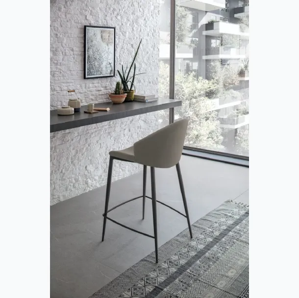 Tabouret Paris en simili cuir de Sedit