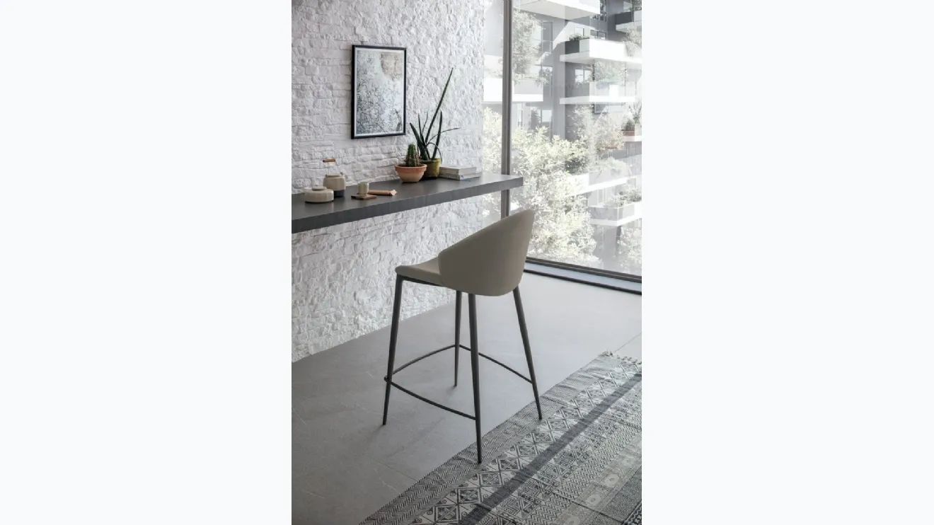 Tabouret Paris en simili cuir de Sedit