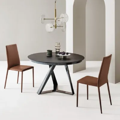 Table extensible Millennium ronde de Bontempi.