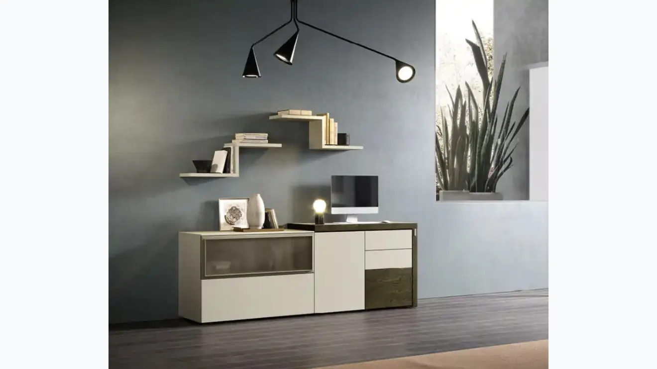 Credenza Kosmos KM317 de Moretti Compact, jour et nuit.